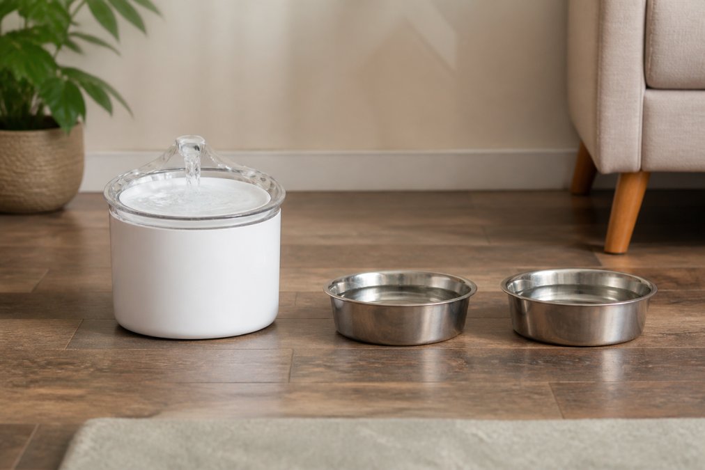 Automatic Pet Water Fountains vs Manual Bowls for Multiple Pets