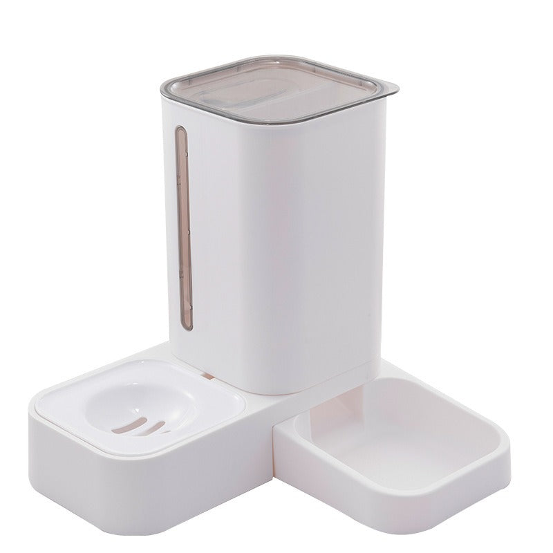Automatic Pet Feeder with Double Bowl – Food & Water Dispenser