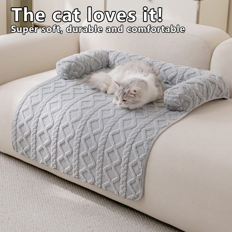 Thickened Non-Slip Pet Bed Mat – Winter Warm Dog & Cat Pad