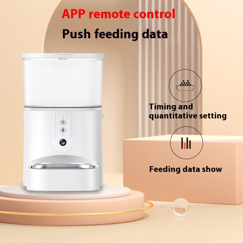 WiFi 3L Smart Pet Feeder with Camera & Speaker