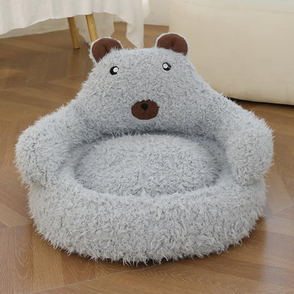Alpaca Cat Bed House – Cute Winter Warm Pet Nest