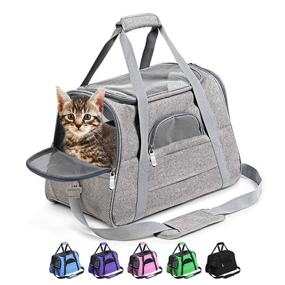 Portable Breathable Cat Backpack Carrier – Crossbody Pet Bag