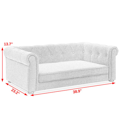 Elevated Rectangle Dog Sofa Bed – Durable Couch for Medium & Large Dogs