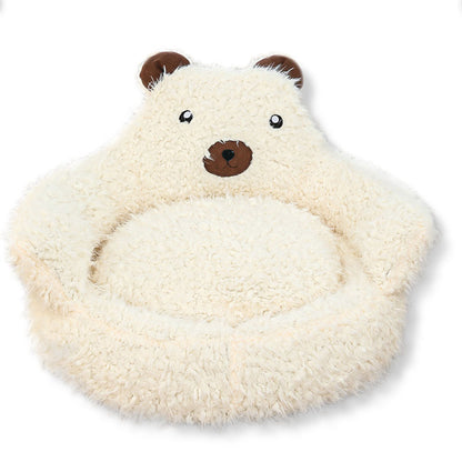 Alpaca Cat Bed House – Cute Winter Warm Pet Nest
