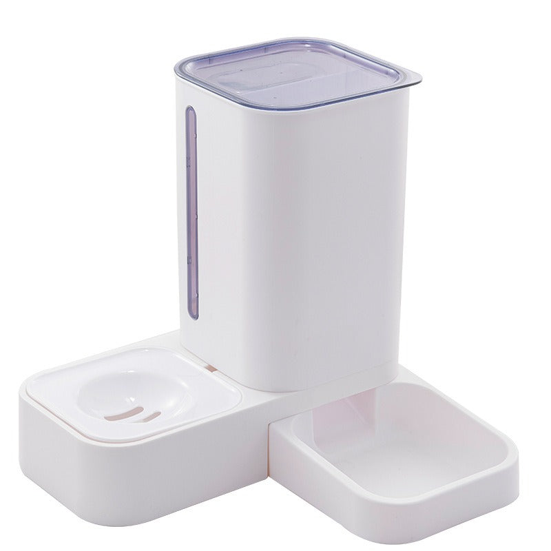 Automatic Pet Feeder with Double Bowl – Food & Water Dispenser