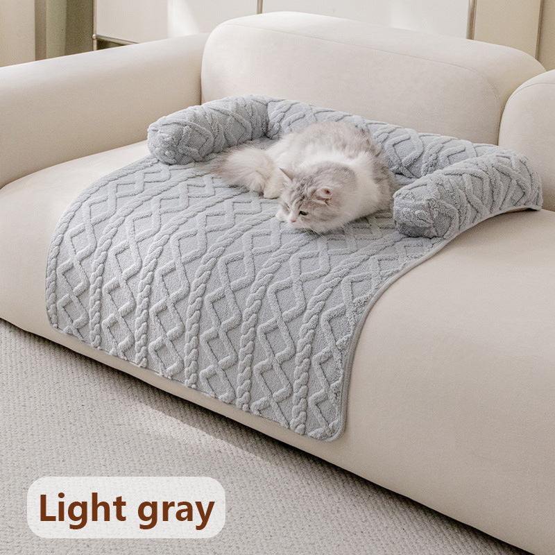 Thickened Non-Slip Pet Bed Mat – Winter Warm Dog & Cat Pad