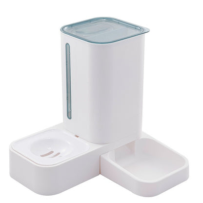 Automatic Pet Feeder with Double Bowl – Food & Water Dispenser
