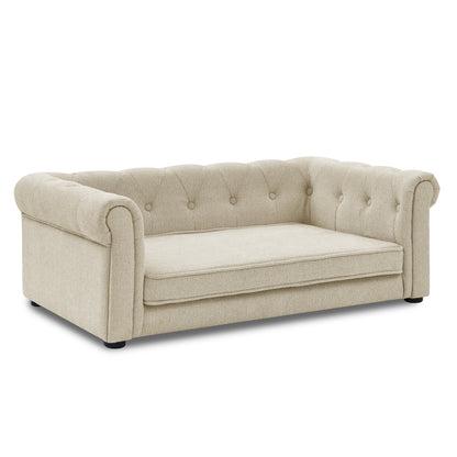Elevated Rectangle Dog Sofa Bed – Durable Couch for Medium & Large Dogs