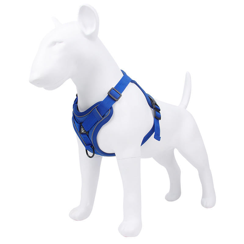 Reflective Breathable Dog Harness Vest – Pet Leash Set