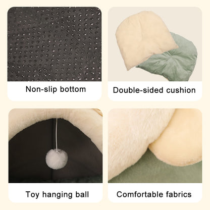 Sweet Cozy Cat Bed Cave – Washable Kitten Lounger Cushion