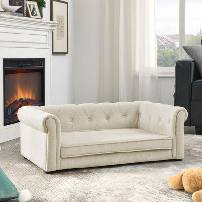 Elevated Rectangle Dog Sofa Bed – Durable Couch for Medium & Large Dogs