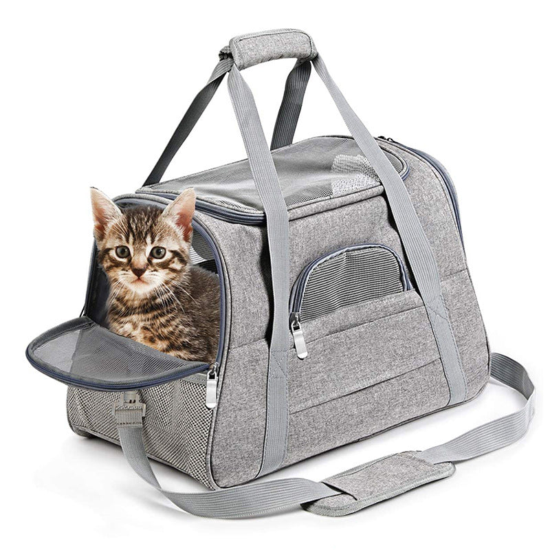 Portable Breathable Cat Backpack Carrier – Crossbody Pet Bag