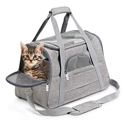 Portable Breathable Cat Backpack Carrier – Crossbody Pet Bag