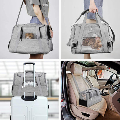 Portable Breathable Cat Backpack Carrier – Crossbody Pet Bag