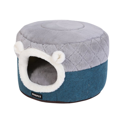 HOOPET Plush Cat Bed House – Soft Kennel for Cats & Small Dogs