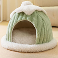 Toast Bread Cat Bed – Semi-Closed Warm Pet Lounger