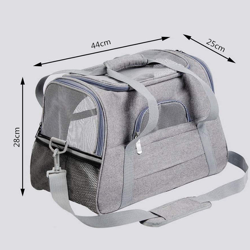 Portable Breathable Cat Backpack Carrier – Crossbody Pet Bag