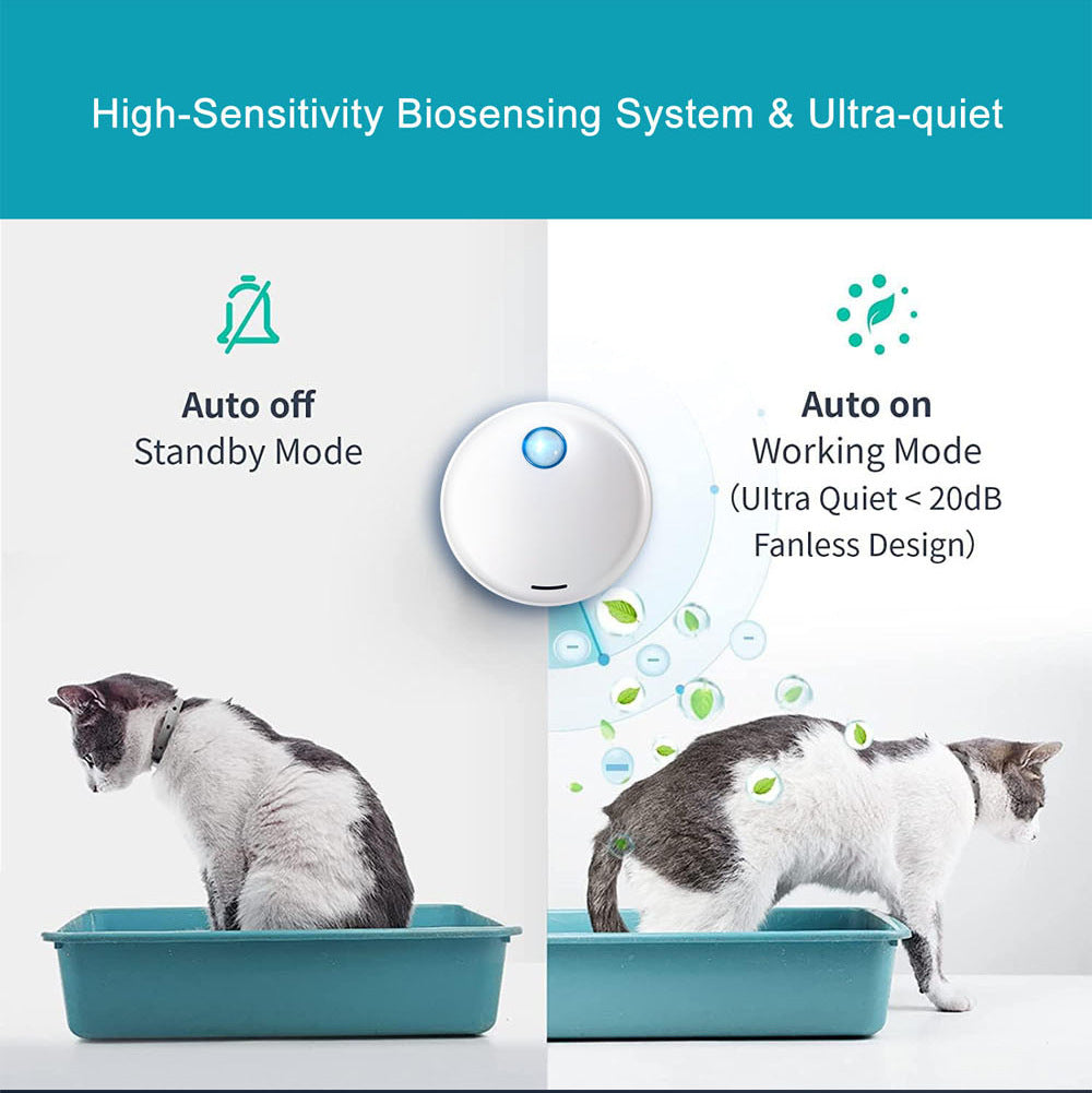 Intelligent Pet Deodorizer for Cat Litter Box & Pet Cage