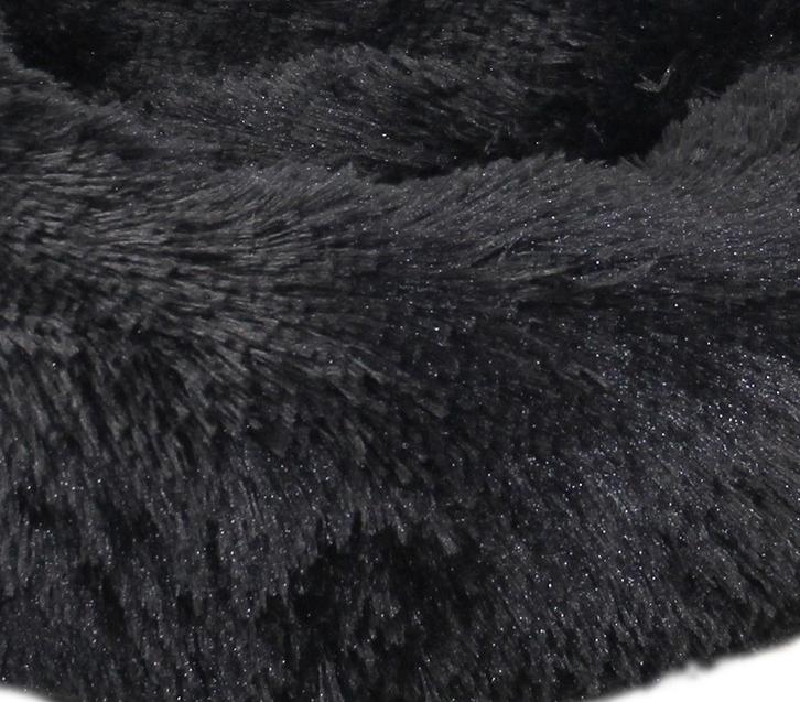 Round Plush Winter Pet Bed – Warm Cat & Dog Kennel Mat