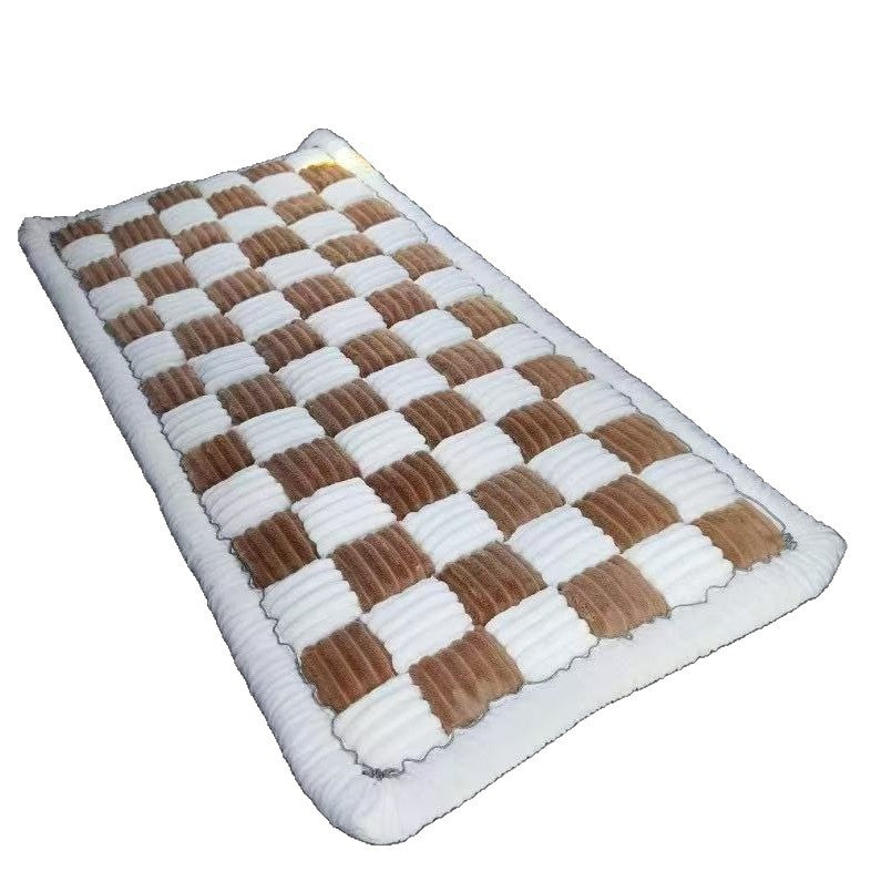 Checkered Car Back Seat Dog Bed Mat – Thickened Pet Seat Pad