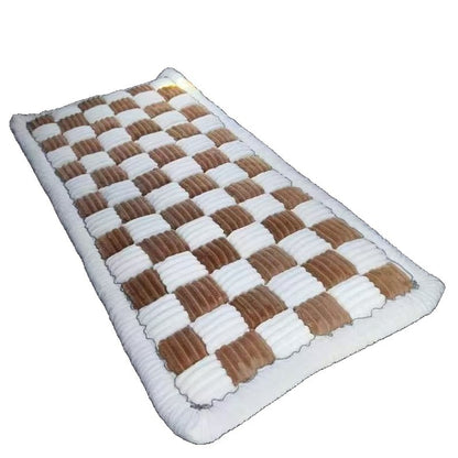 Checkered Car Back Seat Dog Bed Mat – Thickened Pet Seat Pad