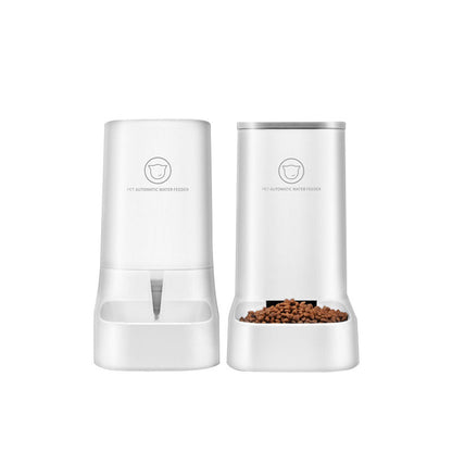 Large-Capacity Automatic Pet Water & Food Feeder
