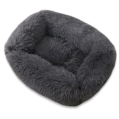 Square Plush Dog Bed – Super Soft Winter Mat for Dogs & Cats