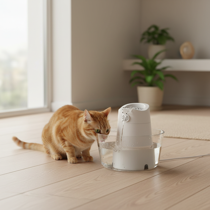 Smart Circulating Pet Water Feeder – Lifestyle