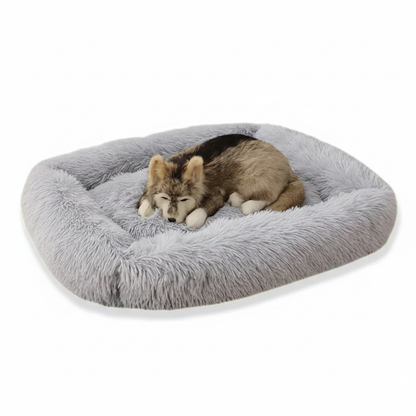 Square Plush Dog Bed